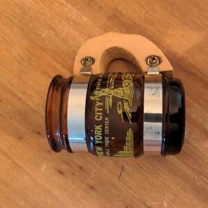 Benner Glass Siesta Ware Vintage NYC Souvenir Shot Glass